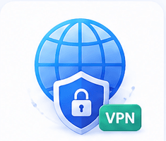 Sicheres VPN verschlüsselt Traffic in öffentlichen und Remote-Netzwerken
